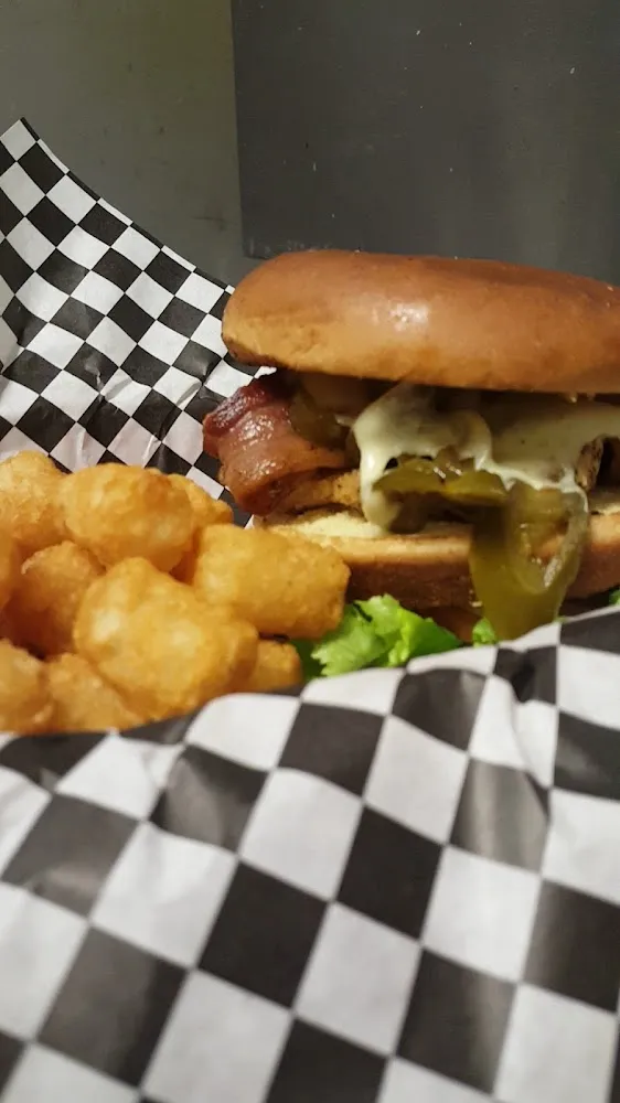 Grilled Chicken Sandwich with Jalapenos